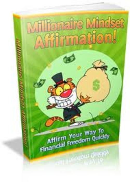 Product picture Millionaire Mindset Affirmation PLR