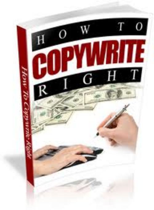 Product picture How To Copywrite Right PLR