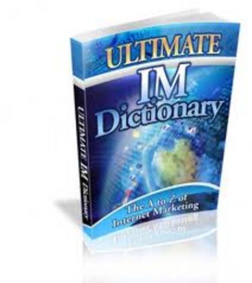 Product picture UltimateIM Dictionary MRR